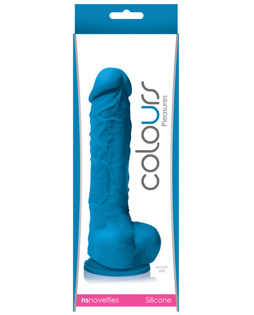 Colours Pleasures 5" Dildo - Blue
