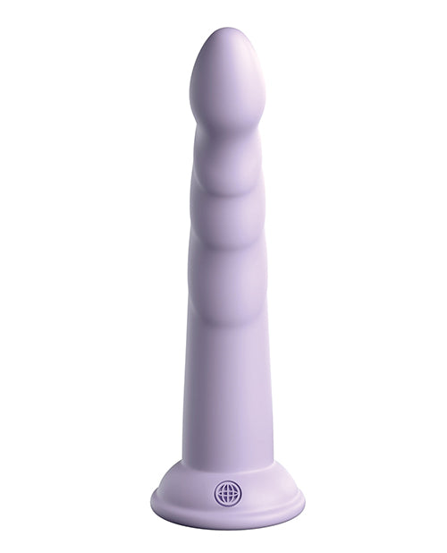 7" Slim Seven Silicone Dildo - Purple