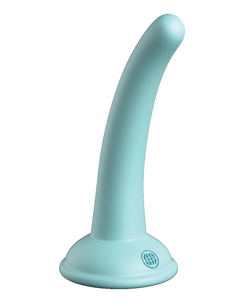 5" Curious Five Silicone Dildo - Teal